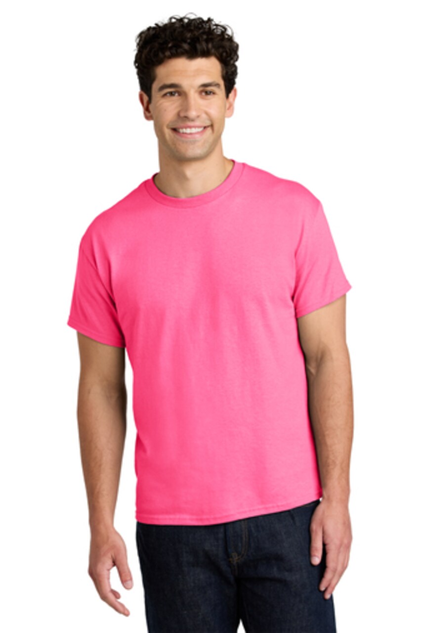 Gildan® Heavy Cotton Crewneck Short Sleeve T-Shirt 5.3 oz 100% Cotton Classic Fit Durable Everyday Blank Tee